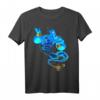 HapPanda Aladdin Genie Coming Out Of Lamp Portrait T-Shirt – Offiziell lizenziertes Disney Geschenk für Aladdin Fans