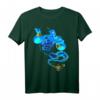 HapPanda Aladdin Genie Coming Out Of Lamp Portrait T-Shirt – Offiziell lizenziertes Disney Geschenk für Aladdin Fans