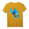 HapPanda Aladdin Genie Coming Out Of Lamp Portrait T-Shirt – Offiziell lizenziertes Disney Geschenk für Aladdin Fans