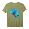 HapPanda Aladdin Genie Coming Out Of Lamp Portrait T-Shirt – Offiziell lizenziertes Disney Geschenk für Aladdin Fans