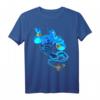 HapPanda Aladdin Genie Coming Out Of Lamp Portrait T-Shirt – Offiziell lizenziertes Disney Geschenk für Aladdin Fans