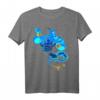 HapPanda Aladdin Genie Coming Out Of Lamp Portrait T-Shirt – Offiziell lizenziertes Disney Geschenk für Aladdin Fans