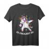 Es eskaliert eh Dab Einhorn T-Shirt – Lustiges Unicorn Party Outfit für Mädchen, Jungen, Männer und Frauen als Geschenk oder Kostüm