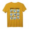 HapPanda Mickey Mouse & Donald Duck Moods Box Up T-Shirt - Offiziell lizenzierte Disney Bekleidung für Fans