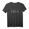 Weinglas mit Herzschlag Geschenk T-Shirt für Weinliebhaber – Perfekt für Valentinstag, Partys, Hochzeiten & Junggesellinnenabschiede
