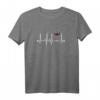 Weinglas mit Herzschlag Geschenk T-Shirt für Weinliebhaber – Perfekt für Valentinstag, Partys, Hochzeiten & Junggesellinnenabschiede
