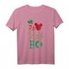 HapPanda Mickey Icon Ho Ho Ho Holiday T-Shirt - Offizielles Disney Mickey Merchandise für Männer, Frauen, Jungen & Mädchen