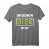 Lustiges Bier Uhr T-Shirt – Party Outfit für Bierliebhaber, Saufen & Junggesellenabschied