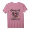 Österreich Do Bin I Her T-Shirt - Österreichisches Motiv mit Wappenadler und Mundart Spruch für Fans und Touristen