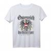 Österreich Do Bin I Her T-Shirt - Österreichisches Motiv mit Wappenadler und Mundart Spruch für Fans und Touristen
