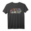 Star Wars Logo Portrait Filled T-Shirt - Offiziell lizenzierte Star Wars Bekleidung für Fans