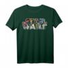 Star Wars Logo Portrait Filled T-Shirt - Offiziell lizenzierte Star Wars Bekleidung für Fans