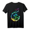 OM Sanskrit Yoga Retro T-Shirt - Fan & Lehrer Geschenk für Yoga Enthusiasten, Meditation & Fitness Lehrer, Perfekt für Geburtstage & Yoga-Events