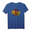HapPanda T-Shirt mit Union Jack Circle Design – Offizielles Merchandise für Männer, Frauen & Kids
