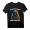 Guten Morgen? Ganz Dünnes Eis! Lustiges Wolf Kaffee T-Shirt – Sarkastisches Geschenk für Morgenmuffel, Arbeitskollegen & Wolfsliebhaber