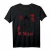 HapPanda Mulan Live Action Floral Ink Portrait T-Shirt - Offiziell lizenziertes Disney Fanartikel