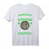 Dart Dartspieler Herren & Damen Retro Dartboard T-Shirt – Perfekte Geschenkidee für Dartvereinsmitglieder und Dartfans