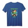 HapPanda Alex mit Bogen Taking Aim T-Shirt - Offiziell lizenziertes Geburtstagsshirt für Männer