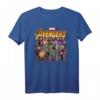 Marvel Avengers Infinity War Galaxy Heroes Graphic T-Shirt - Offiziell lizenziertes Marvel Fan-Shirt für Superhelden-Fans