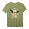 Vambier Fledermaus lustiges Spruch Halloween T-Shirt für Kinder und Erwachsene - Perfekt für Partys, Schule und Büro