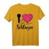 Ich liebe Schlager T-Shirt mit Polygon Herz – Perfektes Geschenk für Schlagerfans zum Geburtstag, Weihnachten, Ostern, Valentinstag oder einfach so
