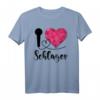 Ich liebe Schlager T-Shirt mit Polygon Herz – Perfektes Geschenk für Schlagerfans zum Geburtstag, Weihnachten, Ostern, Valentinstag oder einfach so