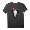 Tuxedo mit Fliege T-Shirt für Hochzeit, Party & besondere Anlässe – Lustiges Festkleid für Männer, Frauen & Kinder