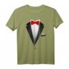 Tuxedo mit Fliege T-Shirt für Hochzeit, Party & besondere Anlässe – Lustiges Festkleid für Männer, Frauen & Kinder