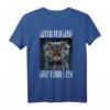 Guten Morgen? Ganz dünnes Eis. Lustiges Spruch-T-Shirt für Kaffeeliebhaber und Katzenfans – Perfektes Geschenk für Damen und Herren