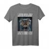 Guten Morgen? Ganz dünnes Eis. Lustiges Spruch-T-Shirt für Kaffeeliebhaber und Katzenfans – Perfektes Geschenk für Damen und Herren