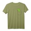Lustiges Dinosaurier T-Shirt mit Tasche für Kinder - Perfektes Geschenk für Dinosaurier Fans, Jungen und Mädchen