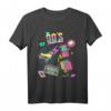 90er Jahre Retro Motto T-Shirt - Buntes Party Outfit & Geschenk für 90er Fans, Männer & Frauen