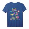 90er Jahre Retro Motto T-Shirt - Buntes Party Outfit & Geschenk für 90er Fans, Männer & Frauen