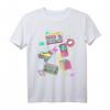 90er Jahre Retro Motto T-Shirt - Buntes Party Outfit & Geschenk für 90er Fans, Männer & Frauen