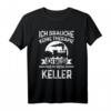 Modelleisenbahn Keller Eisenbahn Dampflok Geschenk T-Shirt - Witziges Zug-Design für Eisenbahn- und Modellbau-Fans