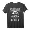 Modelleisenbahn Keller Eisenbahn Dampflok Geschenk T-Shirt - Witziges Zug-Design für Eisenbahn- und Modellbau-Fans