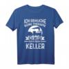 Modelleisenbahn Keller Eisenbahn Dampflok Geschenk T-Shirt - Witziges Zug-Design für Eisenbahn- und Modellbau-Fans
