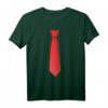 Krawatte Schlips Aufdruck gestreift Anzug Karneval JGA T-Shirt - Unisex Faschingskostüm für Männer, Frauen & Kinder