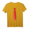 Krawatte Schlips Aufdruck gestreift Anzug Karneval JGA T-Shirt - Unisex Faschingskostüm für Männer, Frauen & Kinder