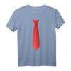 Krawatte Schlips Aufdruck gestreift Anzug Karneval JGA T-Shirt - Unisex Faschingskostüm für Männer, Frauen & Kinder