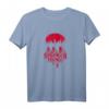 HapPanda T-Shirt mit Bike-Design und Silhouette - Offiziell Netflix Lizenzierte Geburtstagskleidung