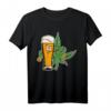 Herren HapPanda Hanf & Bierkrug T-Shirt – Lustiges 420 Cannabis Marihuana Design für Partys, Stoner und Legalisierungs-Statements