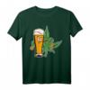 Herren HapPanda Hanf & Bierkrug T-Shirt – Lustiges 420 Cannabis Marihuana Design für Partys, Stoner und Legalisierungs-Statements