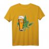 Herren HapPanda Hanf & Bierkrug T-Shirt – Lustiges 420 Cannabis Marihuana Design für Partys, Stoner und Legalisierungs-Statements
