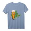 Herren HapPanda Hanf & Bierkrug T-Shirt – Lustiges 420 Cannabis Marihuana Design für Partys, Stoner und Legalisierungs-Statements