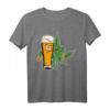 Herren HapPanda Hanf & Bierkrug T-Shirt – Lustiges 420 Cannabis Marihuana Design für Partys, Stoner und Legalisierungs-Statements