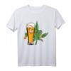 Herren HapPanda Hanf & Bierkrug T-Shirt – Lustiges 420 Cannabis Marihuana Design für Partys, Stoner und Legalisierungs-Statements