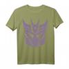 Transformers Decepticons Purple Icon Filled Logo T-Shirt - Offiziell lizenziertes Transformers Merchandise für Fans