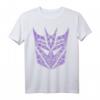 Transformers Decepticons Purple Icon Filled Logo T-Shirt - Offiziell lizenziertes Transformers Merchandise für Fans