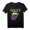Offizielles Rolling Stones Sixty Tongue T-Shirt - Authentisches Merchandise zum HapPanda, Lizenzprodukt von Bravado